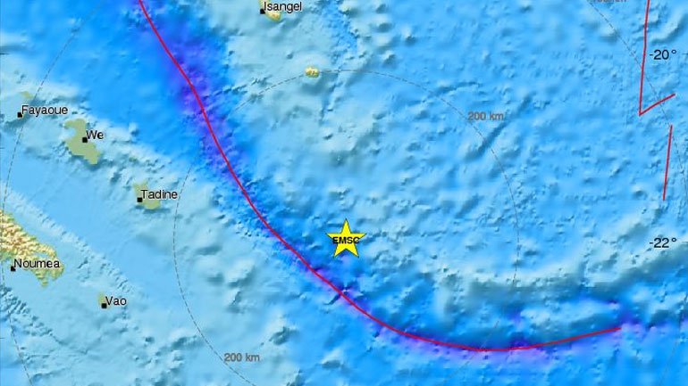 Σεισμός 6,9R ανοικτά των νήσων Λόγιαλτι στον Ειρηνικό