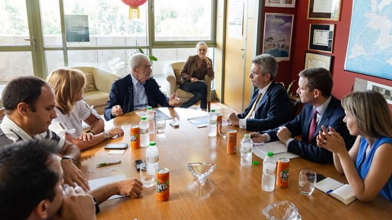 Θεσσαλονίκη: Συνάντηση Μπουτάρη με τον πρέσβη και τον νέο πρόξενο των ΗΠΑ