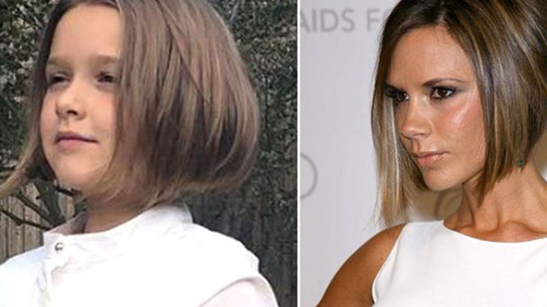 Harper Beckham: Με νέο angle bob κούρεμα που είχε κάνει η μαμά της στα 90’s!