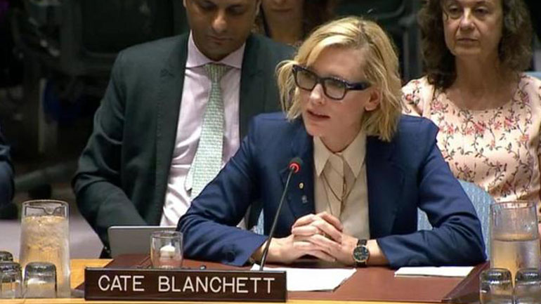 Η Κέιτ Μπλάνσετ καλεί τον ΟΗΕ να αναλάβει δράση για τους μουσουλμάνους Ροχίνγκια της Μιανμάρ