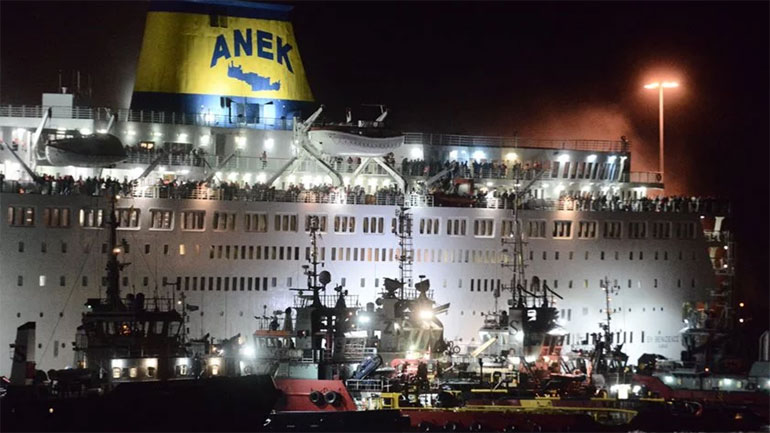 Τι δήλωσε ο Αντιπρόεδρος της ΑΝΕΚ για τη φωτιά στο “Ελευθέριος Βενιζέλος”