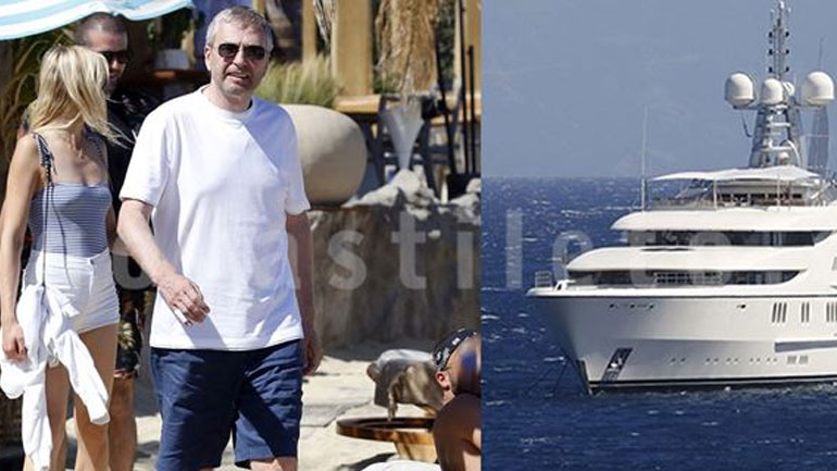Στη Μύκονο με την υπερπολυτελή του θαλαμηγό ο Ρώσος κροίσος Ντμίτρι Ριμπολόβλεφ