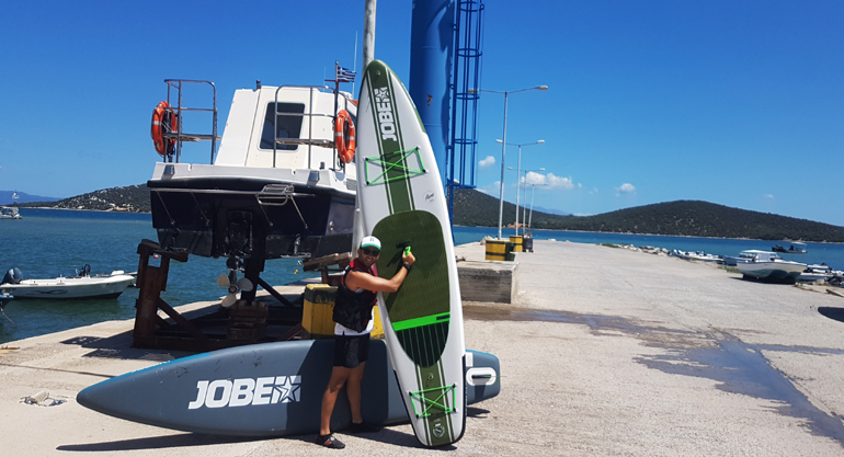 H εμπειρία ήταν φοβερή και αυτό αποτυπώνεται στο χαμόγελο που μας άφησε η βόλτα εν πλω...