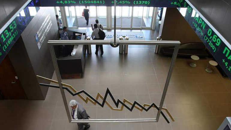 Πτώση στο Χρηματιστήριο Αθηνών
