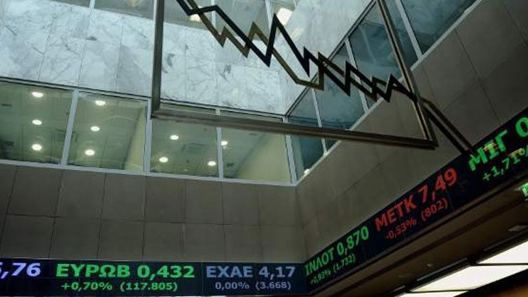 Πτωτικές τάσεις στο Χρηματιστήριο Αθηνών
