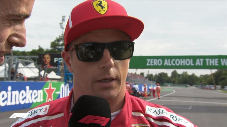 Ο Kimi Raikkonen μπορεί να κατέκτησε την Pole Position στο 'ναό της ταχύτητας' αλλά ούτε αυτή τη φορά... γέλασε