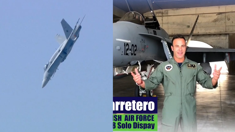 Για πρώτη φορά στην Ελλάδα το F-18 της Ισπανικής Πολεμικής Αεροπορίας