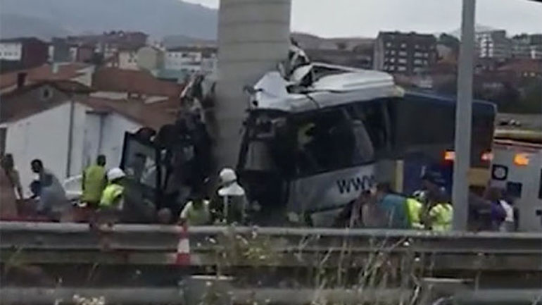 Ισπανία: Δυστύχημα με λεωφορείο – Πέντε νεκροί