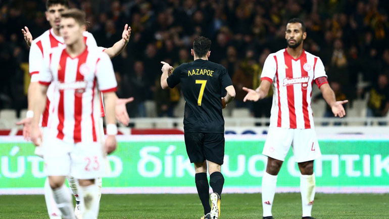 Το περσινό απευθείας φάουλ του Λάζαρου κόντρα στον Ολυμπιακό υποψήφιο για γκολ της χρονιάς από τη FIFA Το περσινό απευθείας φάουλ του Λάζαρου κόντρα στον Ολυμπιακό υποψήφιο για γκολ της χρονιάς από τη FIFA