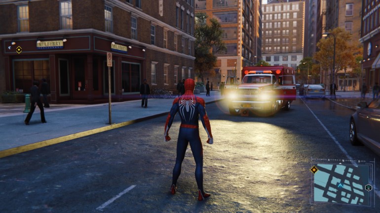 Δείτε το ανάγλυφο του δρόμου μαζί με τον φωτισμό