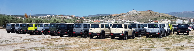 Η πίσω όψη του Jimny (αλλά χωρίς την πίσω ρεζέρβα)