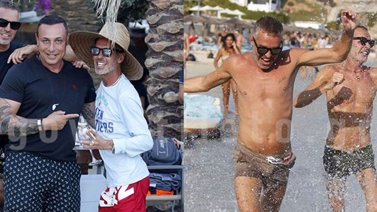 Dean και Dan Caten: Στιγμές ξεγνοιασιάς για τους Dsquared2 στο νησί των ανέμων!