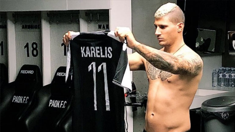 ΠΑΟΚ: Πρόβαρε τα «ασπρόμαυρα» ο Καρέλης