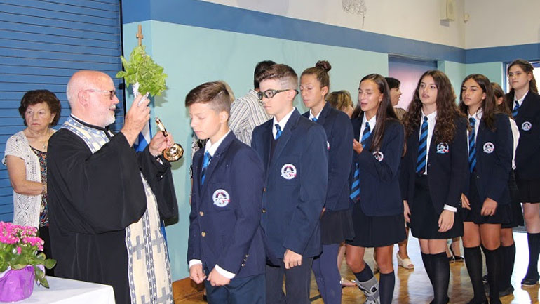 Αγιασμός στο ημερήσιο Ελληνορθόδοξο Σχολείο της Μεταμόρφωσης στο Τορόντο