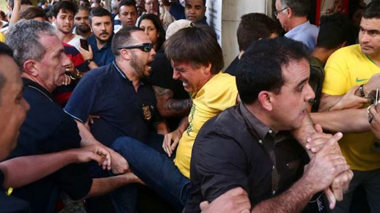 Βραζιλία: Συνελήφθη ύποπτος για την επίθεση στον υποψήφιο της ακροδεξιάς Ζαΐχ Μπολσονάρου
