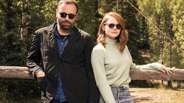 Γιώργος Λάνθιμος και Έμμα Στόουν ποζάρουν στο Vanity Fair