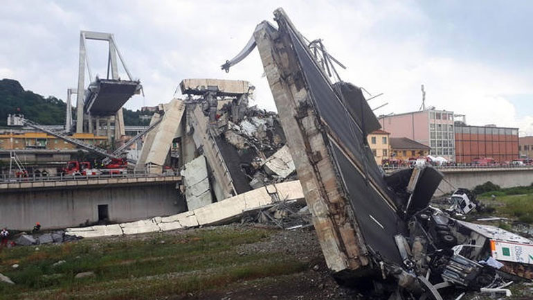 Ιταλία: Έρευνα σε βάρος 20 προσώπων για την κατάρρευση της οδογέφυρας στη Γένοβα