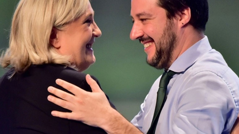 Η Μαρίν Λεπέν θα συμμαχήσει με τον Σαλβίνι στην καμπάνια των ευρωεκλογών