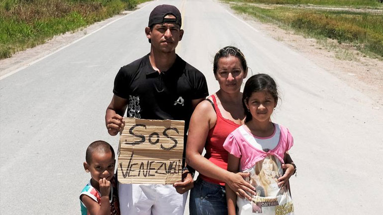Συναγερμός για τους πρόσφυγες από τη Βενεζουέλα
