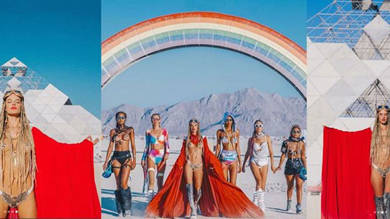 Burning Man 2018: Οι καυτές εμφανίσεις της Alessandra Ambrosio στο πιο naked φεστιβάλ του πλανήτη!