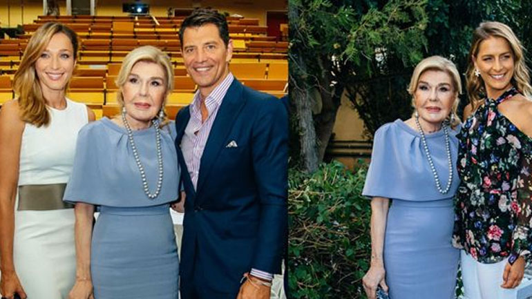 Λαμπερές παρουσίες στη βράβευση της Μαριάννας Βαρδινογιάννη από το νοσοκομείο Παίδων «Η Αγία Σοφία»