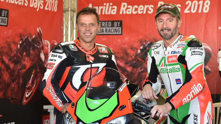 Biaggi και Capirossi στο Aprilia Racers Days 2018!