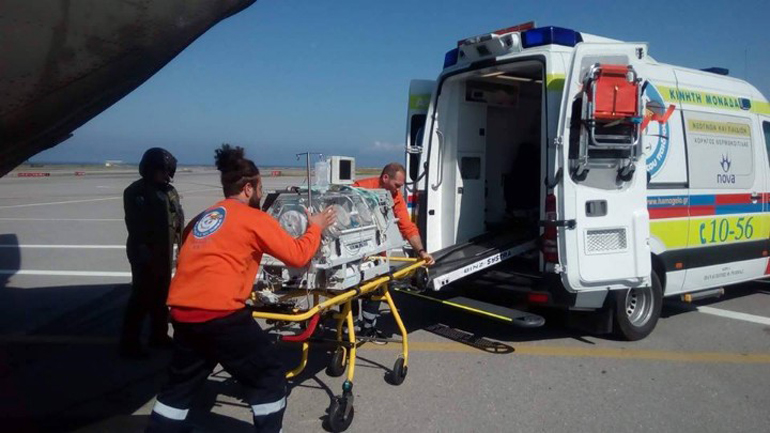 Θεσσαλονίκη: Αεροδιακομιδή τρίχρονου αγοριού από τη Χαλκιδική