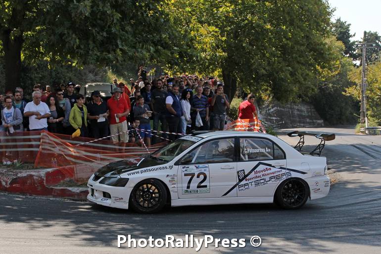 Ο Κώστας Πατσουρέας οδήγησε με σωστές γραμμές το αγαπημένο του Mitsubishi