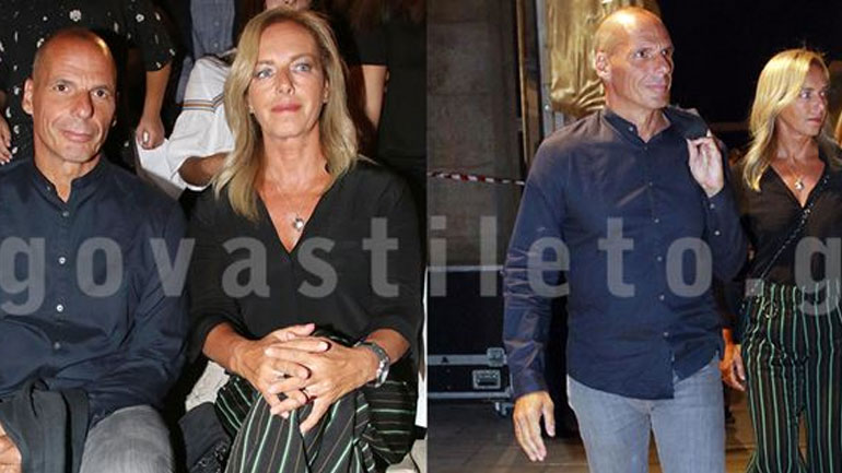 Γιάνης Βαρουφάκης & Δανάη Στράτου: Σπάνια δημόσια εμφάνιση για το ερωτευμένο ζευγάρι!