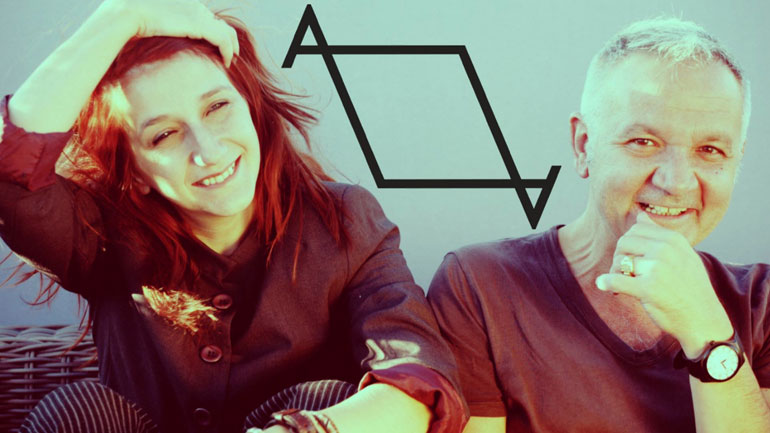 Ο Χρήστος Θηβαίος και η Μαρία Παπαγεωργίου στα Αισχύλεια