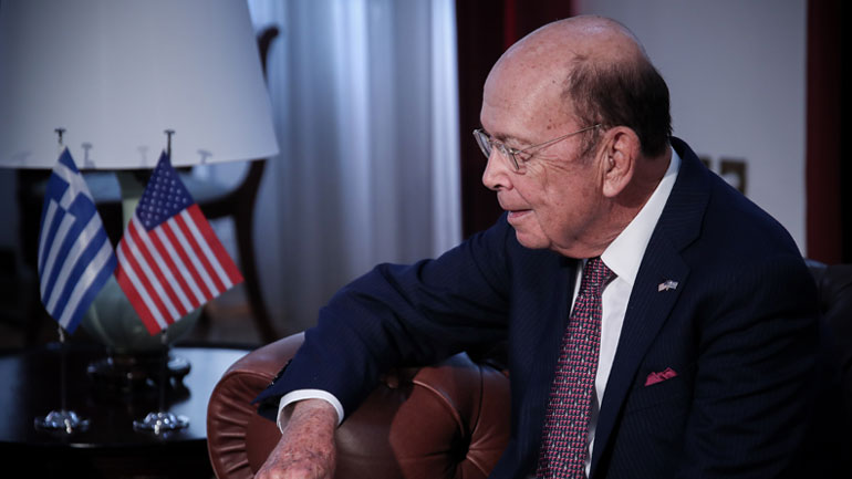 Γουίλμπουρ Ρος: Θα συνεχίσουμε να στηρίζουμε την Ελλάδα στην πορεία ανάκαμψης