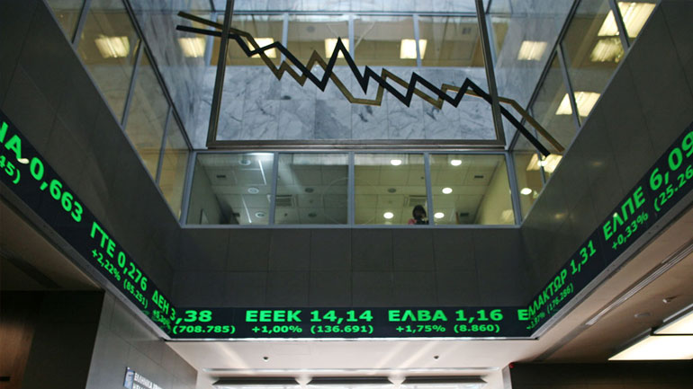 Ήπιες πτωτικές τάσεις στο Χρηματιστήριο Αθηνών