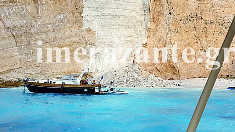 Πανικός στην παραλία “Ναυάγιο” της Ζακύνθου