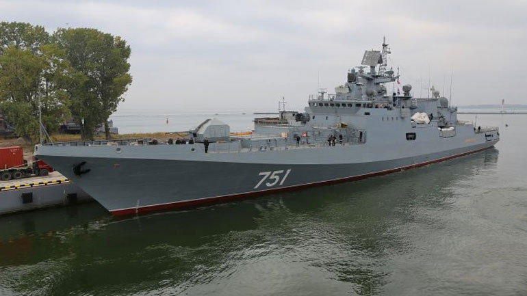 Ελλιμενισμός ρωσικής φρεγάτας στον Πόρο για τα 190 χρόνια ελληνορωσικών σχέσεων