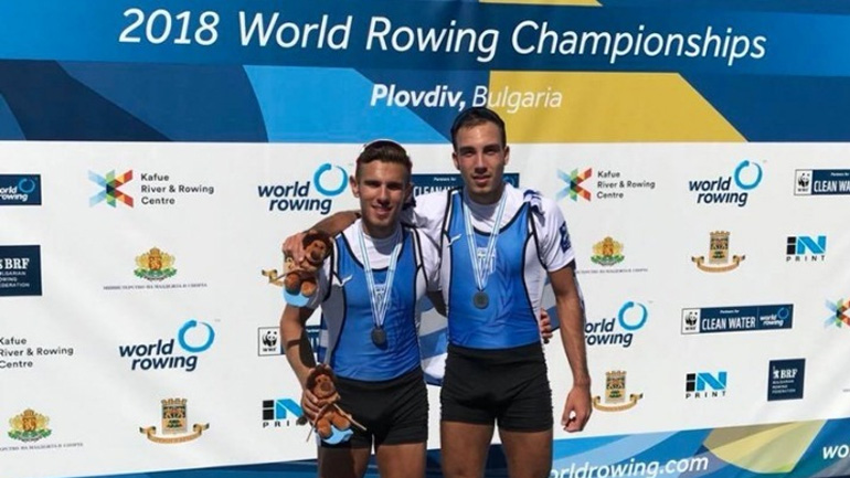 Κωπηλασία: «Ασημένιοι» οι Παπακωνσταντίνου και Μαρόκος