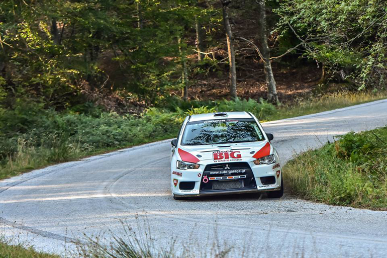 Αναπολιοτάκης - Τσιούκας τερμάτισαν στην δεύτερη θέση με Mitsubishi EVO X