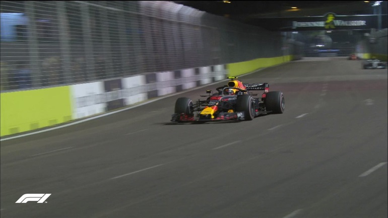 Ο Verstappen τερμάτισε δεύτερος στο γκραν πρι της Σιγκαπούρης