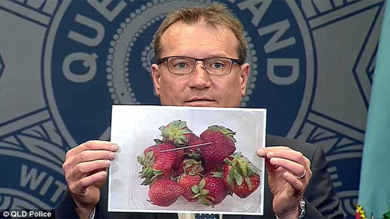 Αυστραλία: Συναγερμός στις αρχές καθώς φράουλες με βελόνες εντοπίστηκαν σε όλη τη χώρα