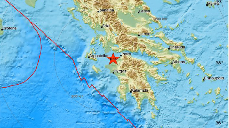 Ισχυρός σεισμός 4,2 Ρίχτερ στην Πάτρα