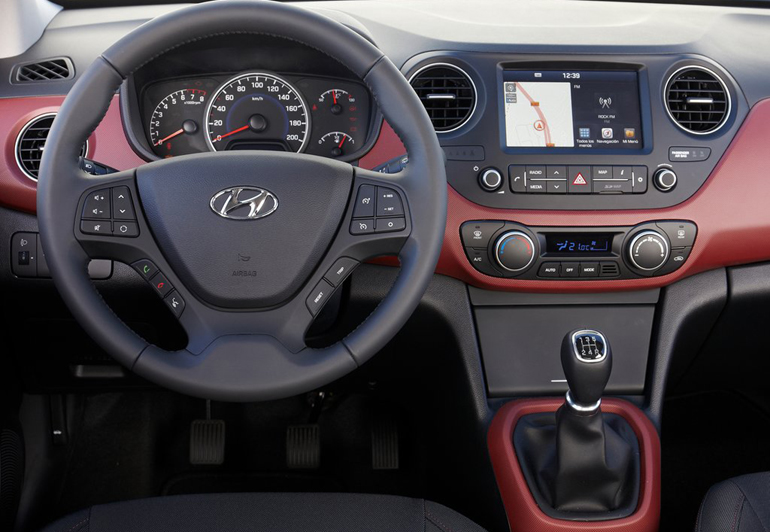 Το εσωτερικό του Hyundai i10