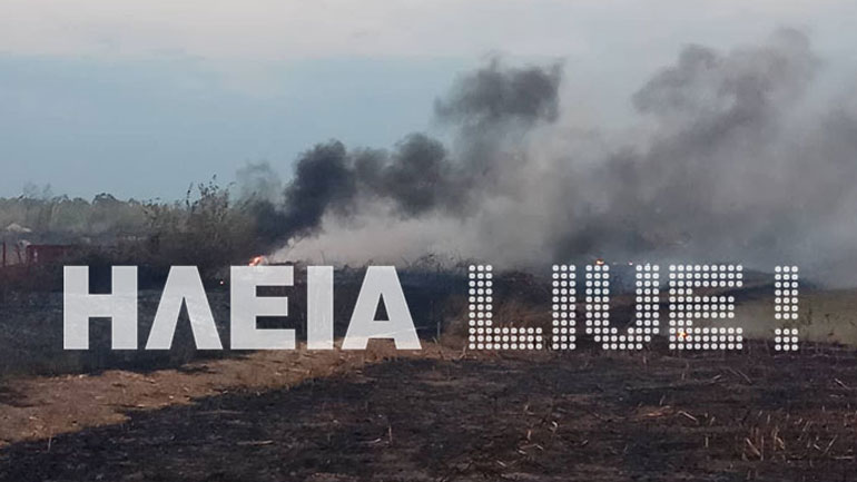 Υπό έλεγχο η φωτιά στην περιοχή των Λεχαινών