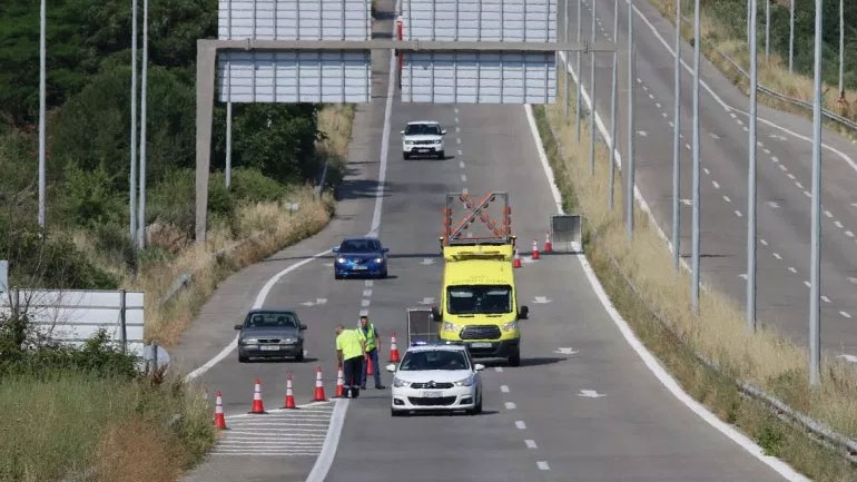 Εργασίες συντήρησης στην εθνική οδό Θεσσαλονίκης – Καβάλας
