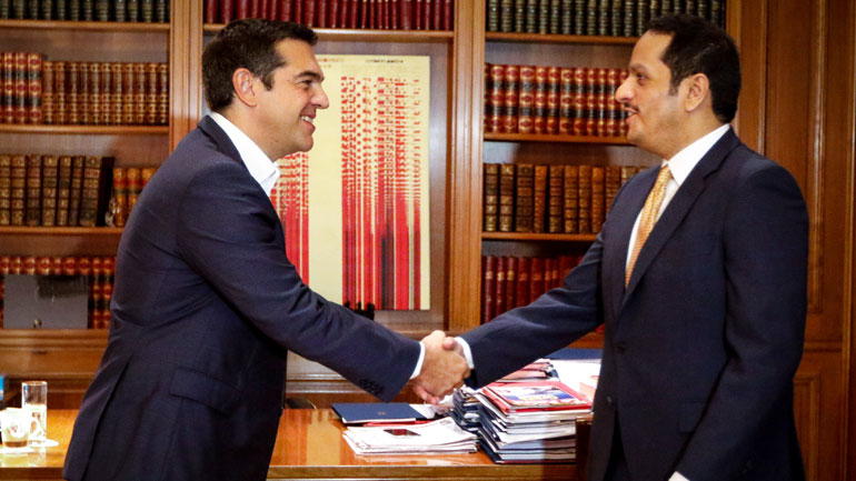 Συνάντηση Τσίπρα – αλ Θάνι: Συμφωνήθηκε η ενίσχυση της διμερούς οικονομικής συνεργασίας