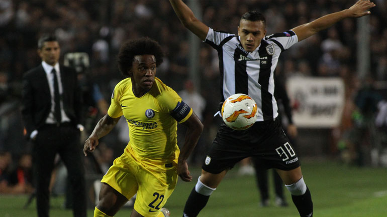 Ξεκίνημα με ήττα στο Europa League για τον ΠΑΟΚ, έχασε 1-0 από την Τσέλσι στην Τούμπα Ξεκίνημα με ήττα στο Europa League για τον ΠΑΟΚ, έχασε 1-0 από την Τσέλσι στην Τούμπα