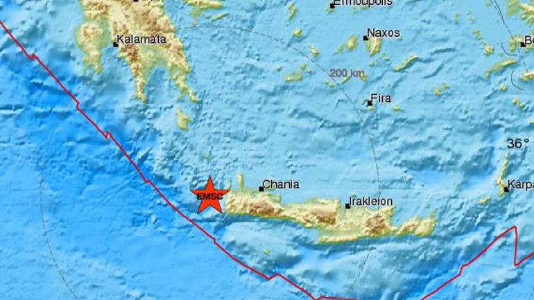 Σεισμική δόνηση 3,8R νοτιοανατολικά των Αντικυθήρων – Διευκρινίσεις από το Γεωδυναμικό