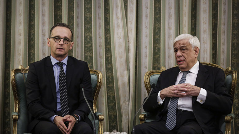 Πρ. Παυλόπουλος σε Χάικο Μάας: Να αναλάβουν όλοι οι εταίροι τις ευθύνες τους για το προσφυγικό