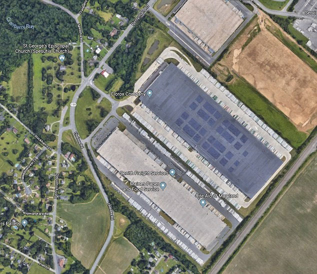 Χάρτης από την περιοχή της επίθεσης