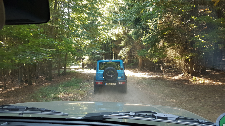 Μόλις έχουμε μπει στο μεγαλύτερο ιδιωτικό δάσος της Γερμανίας...