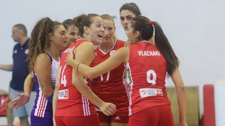 Βόλεϊ: Έκαναν το «2 στα 2» οι γυναίκες του Ολυμπιακού με την Turkish Airlines