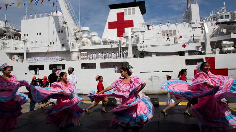 Κινέζικο πολεμικό πλοίο- νοσοκομείο στη Βενεζουέλα για να προσφέρει ιατρική βοήθεια